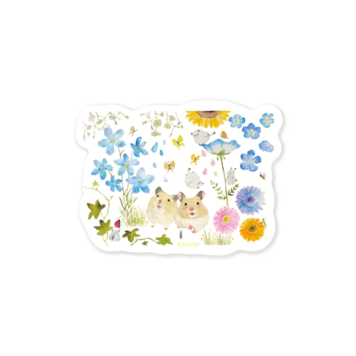 【KAMAP】お花の国のデート Sticker