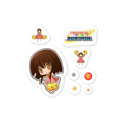 すずこちゃんシール ステッカー Sticker