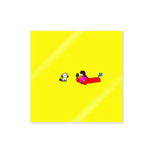 犬とあたし Sticker