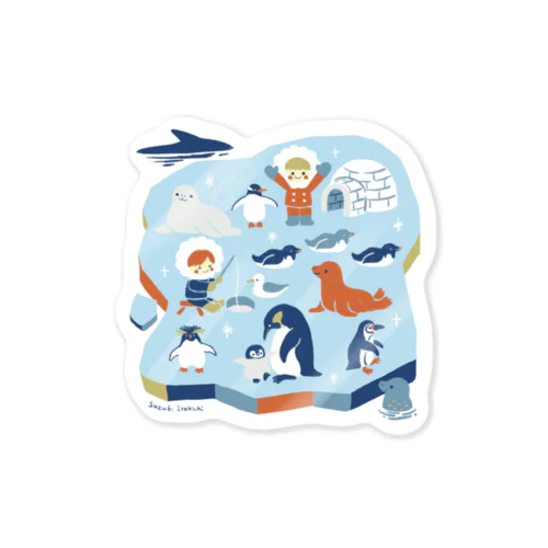 南極生活 Sticker