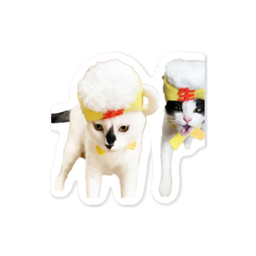 リーゼントビールハク Sticker