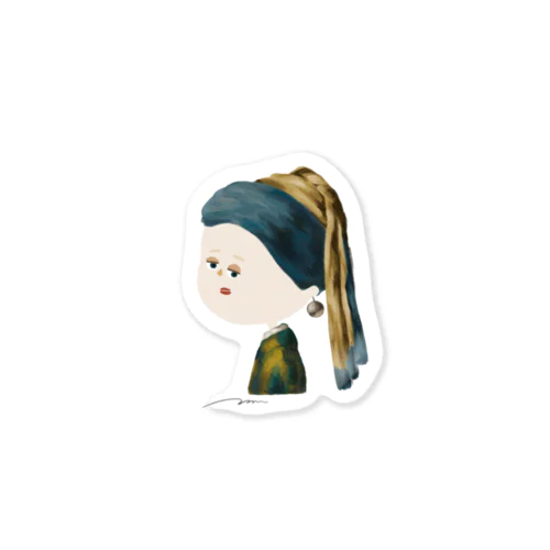 PK shampoo フェルメール　ステッカー PK shampoo フェルメール ステッカー