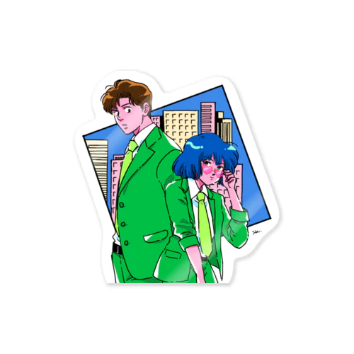 レトロ Sticker