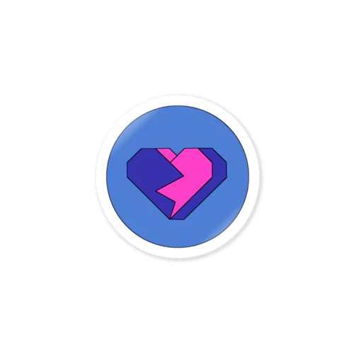 悲しみハートブレイク Sticker