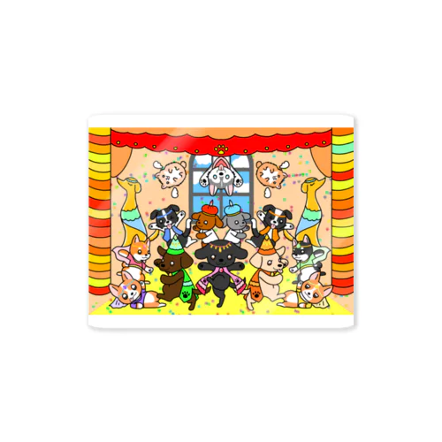 インド映画風　ねねちフレンズ Sticker