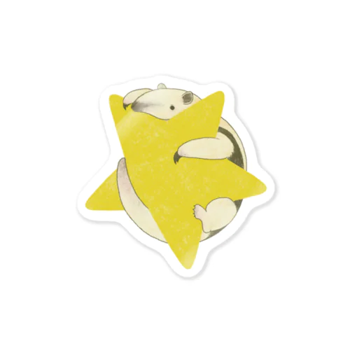 お星さまとコアリクイ Sticker