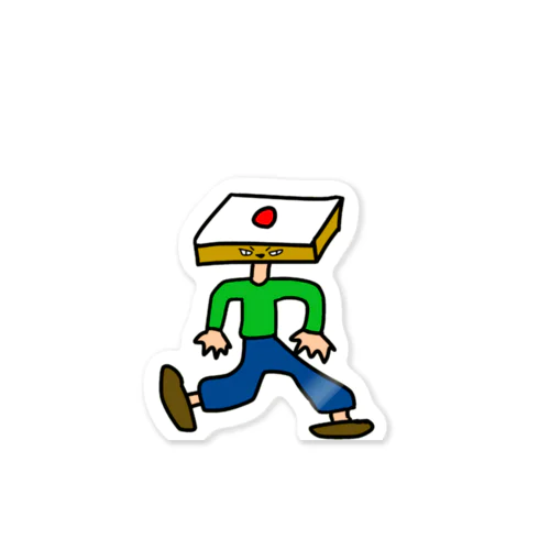 日の丸弁当マン Sticker
