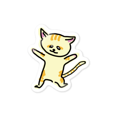 踊るスナネコ Sticker