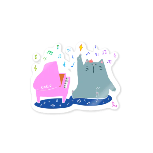 ず！ピアニスト Sticker