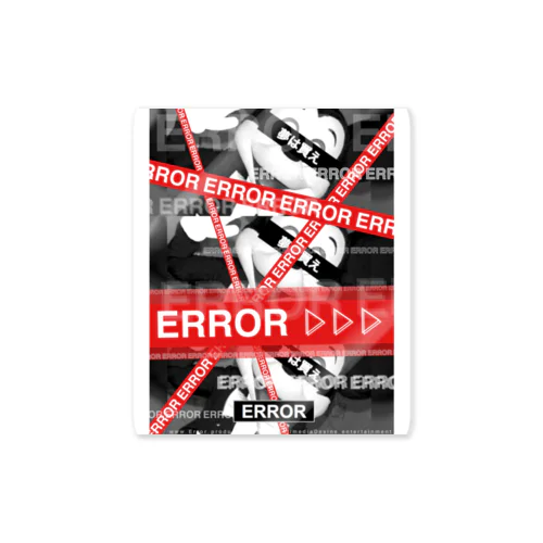 ERROR【夢は買え】 Sticker