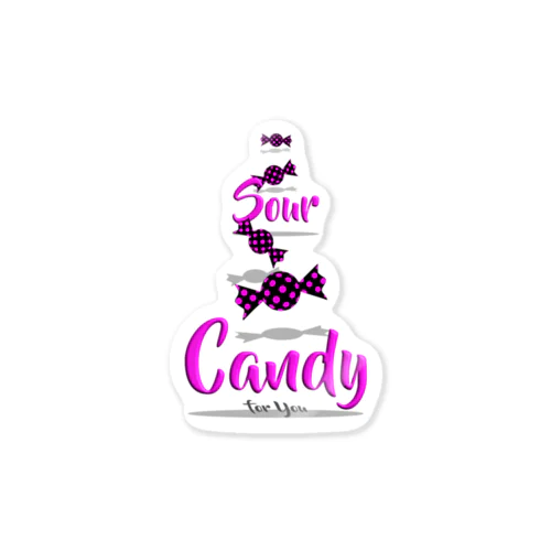 サワーキャンディ グラフィック Sticker