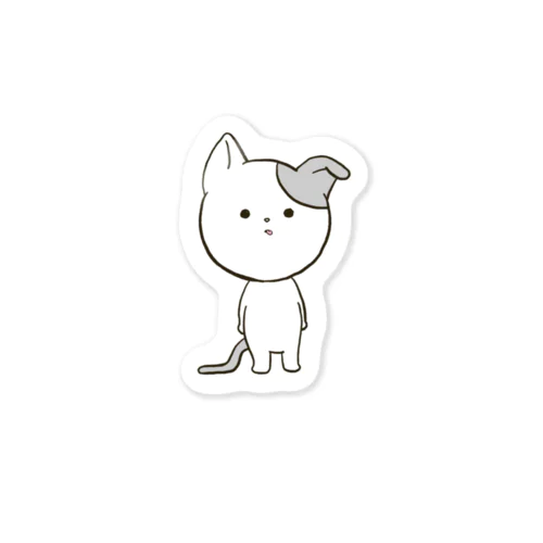 ベロをしまい忘れたゆるねこ Sticker