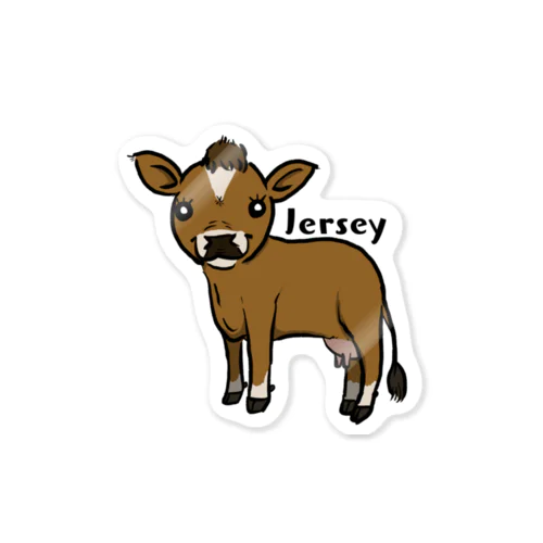 デフォルメジャージー Sticker