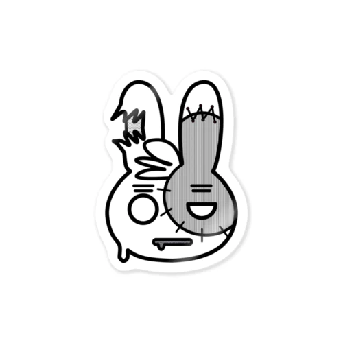 ZONJIE/WHITE Sticker