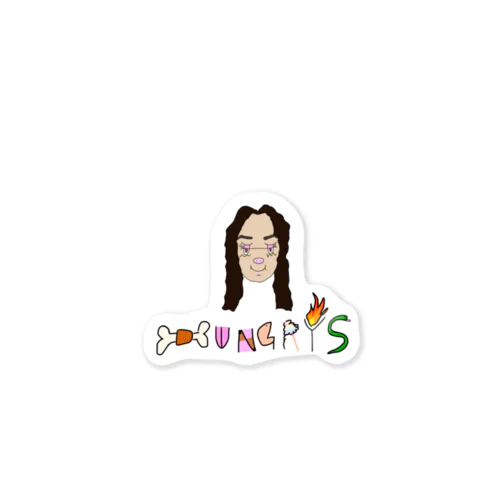 ハングリーガール Sticker