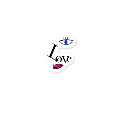 LOVE EYE Sticker