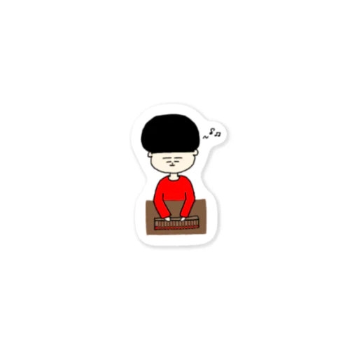 おかぱそろばん中 Sticker