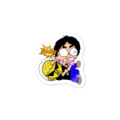 みやびちゃんと大仏くんversion2 Sticker