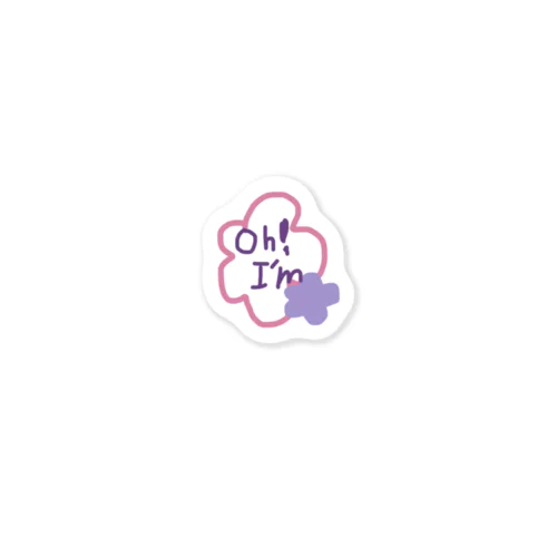 Oh!i'm ロゴ Sticker
