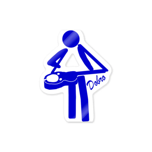 Dobro Guitar Pictogram  Sticker