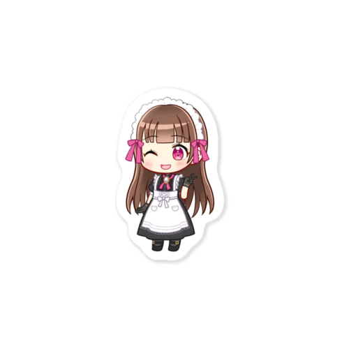夢野ゆのステッカー（ピース！） Sticker