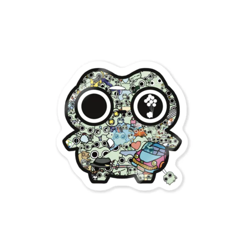 自称かえるだらけ Sticker
