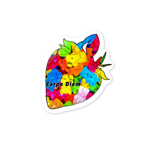 Carpe Diem 熊苺 Sticker