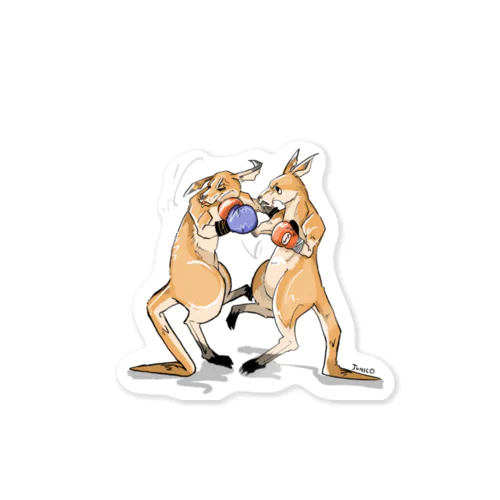 カンガルーボクサー Sticker