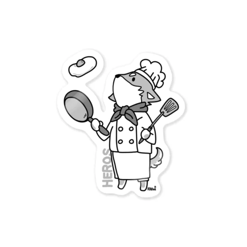 はたらく柴犬(シェフ) Sticker