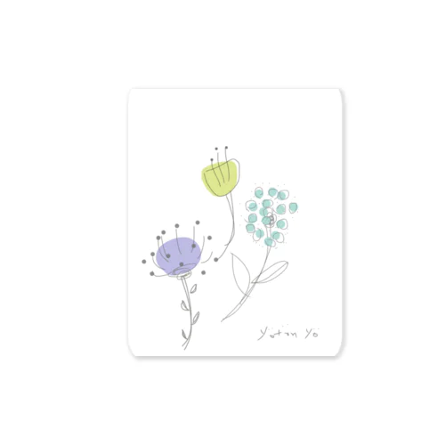 yötön yö 〈kukka〉 Sticker