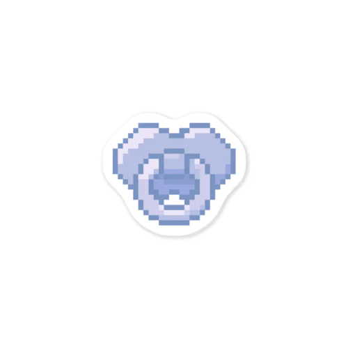 ワンポイントおしゃぶり BLUE Sticker