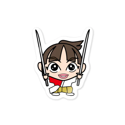 花峰連者KAHO☆RANGER kaho隊長　ステッカー Sticker