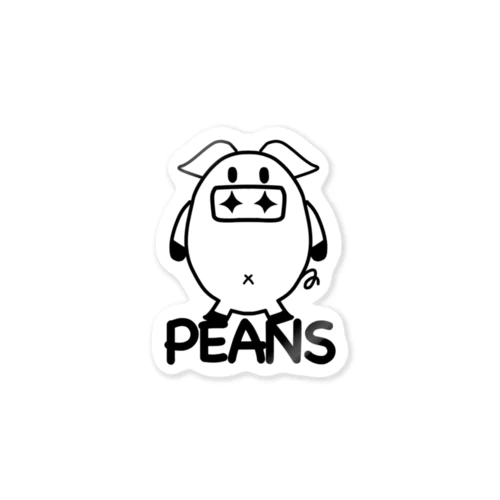 ブタのPEANS Sticker
