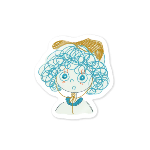 キャップくん Sticker