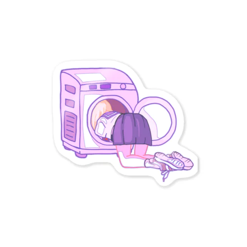 洗われたい女の子 Sticker
