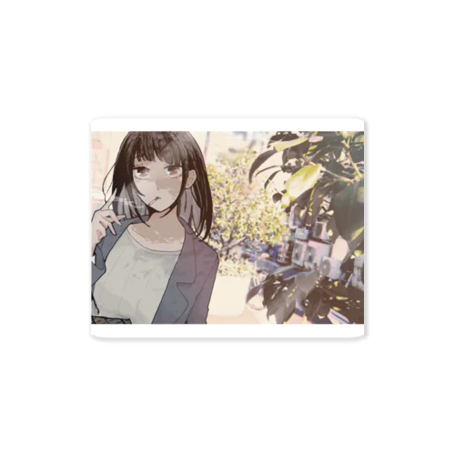 元カノと再会した Sticker