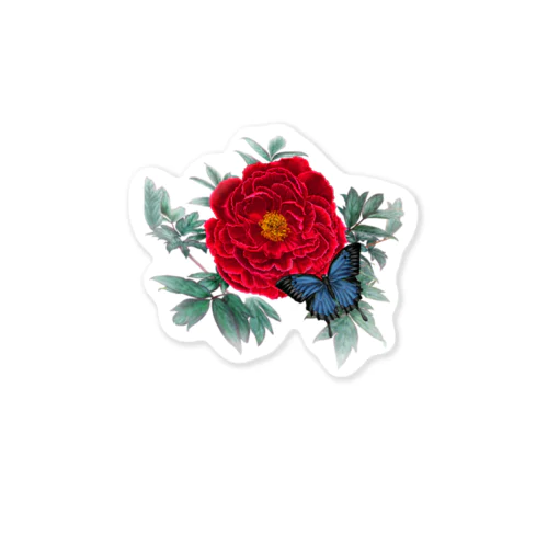 蝶牡丹 Sticker