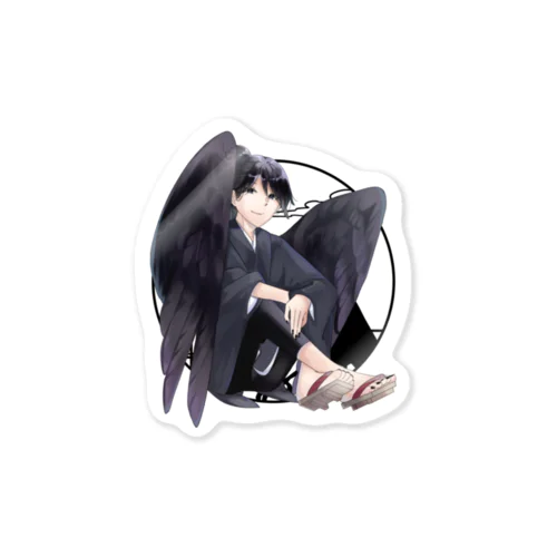濡羽 Sticker