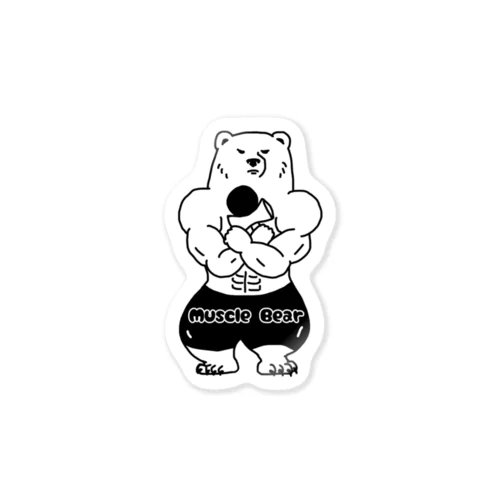 Muscle Bear Sticker