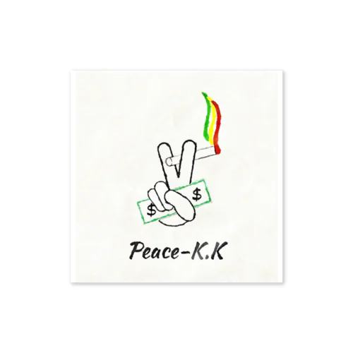 Peace_k.k Sticker