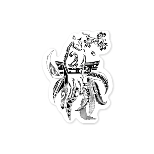 桜と舞う Sticker