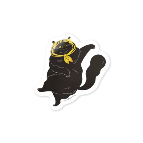 2022ずんちゃ虎（黒） Sticker