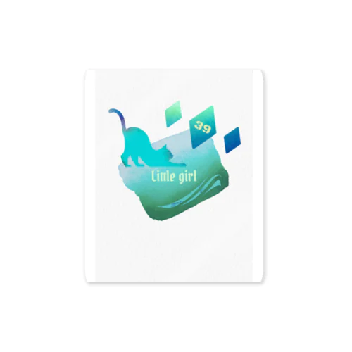 little girl ネコロゴ Sticker