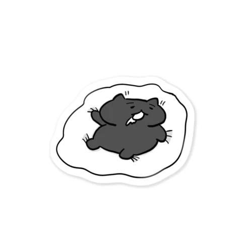 すやすやネコステッカー Sticker