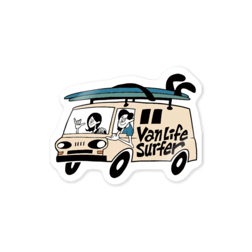 Shoko＆Tamaベーシックロゴカラーステッカー Sticker