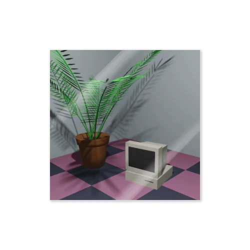 動くコンピューター Sticker