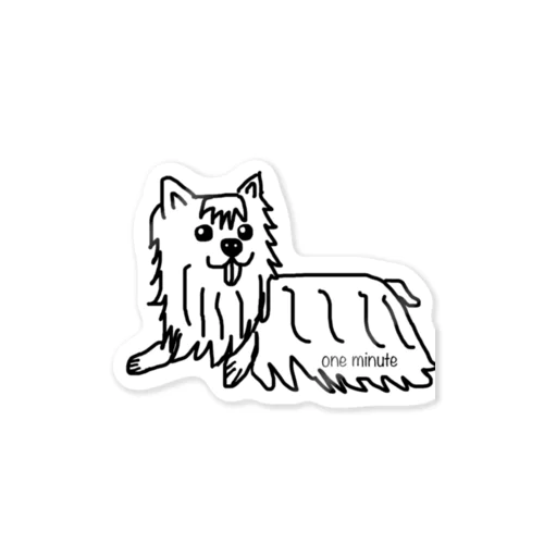 1分ヨークシャテリア Sticker