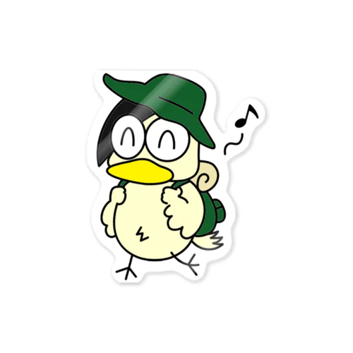 旅するまあまあ鳥 Sticker