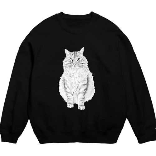 もさねこおすわり スウェット