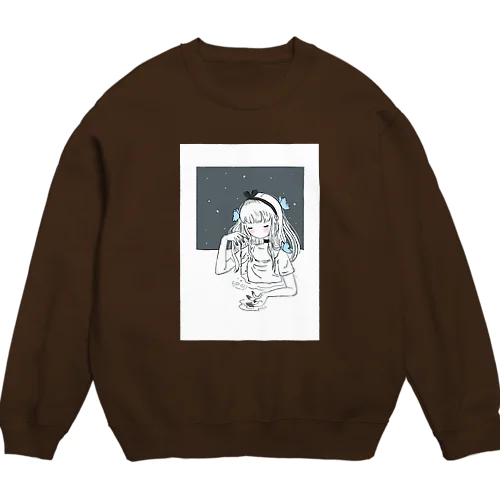 プリントスウェット Crew Neck Sweatshirt